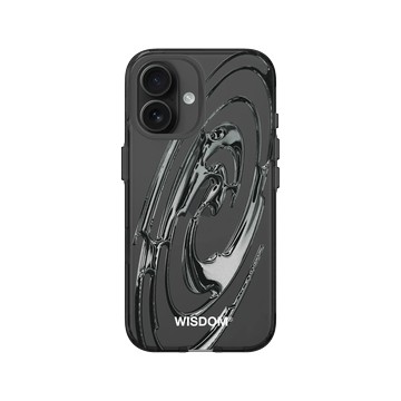 iPhone 16 Clear (相機按鈕) 酷墨灰 - WISDOM - RIPPLE