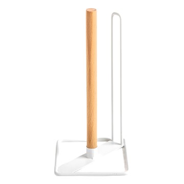 HOLA 和樂家居 Ink 鐵線收納桌上型紙巾架 12.5 x 12.5 x 26.3cm 270g  白色  1個