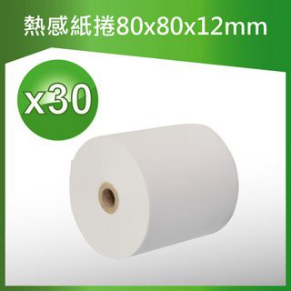 壽滿趣 熱感紙捲80x80x12mm(30捲)
