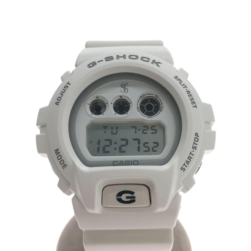 クォーツ腕時計・G-SHOCK/デジタル/WHT/WHT | LINEショッピング