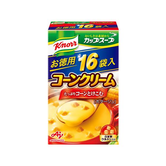 味の素 クノールカップスープ コーンクリーム 16袋入 スープ おみそ汁 スープ インスタント食品 レトルト食品