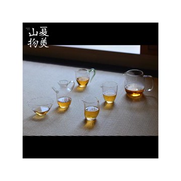 山夏物美 玻璃公道杯合集 茗藝師小宋壺彎月星月忘憂耐熱鷹嘴加厚