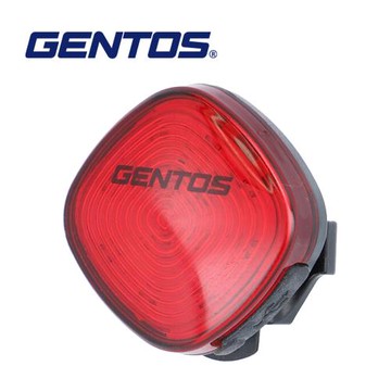 【Gentos】自行車後方警示燈 USB-C充電 IPX4(RL-20R)