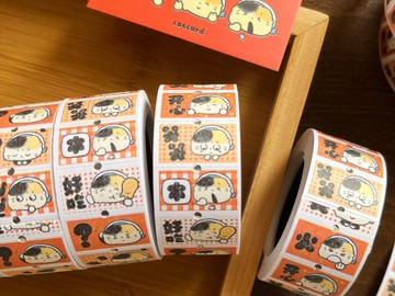【貓貓表情】可愛古早標簽貼/手帳拼貼/索引貼