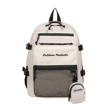 【OUTDOOR】率性學院15.6吋電腦後背包-象牙白 OD253118IV聖誕交換禮物