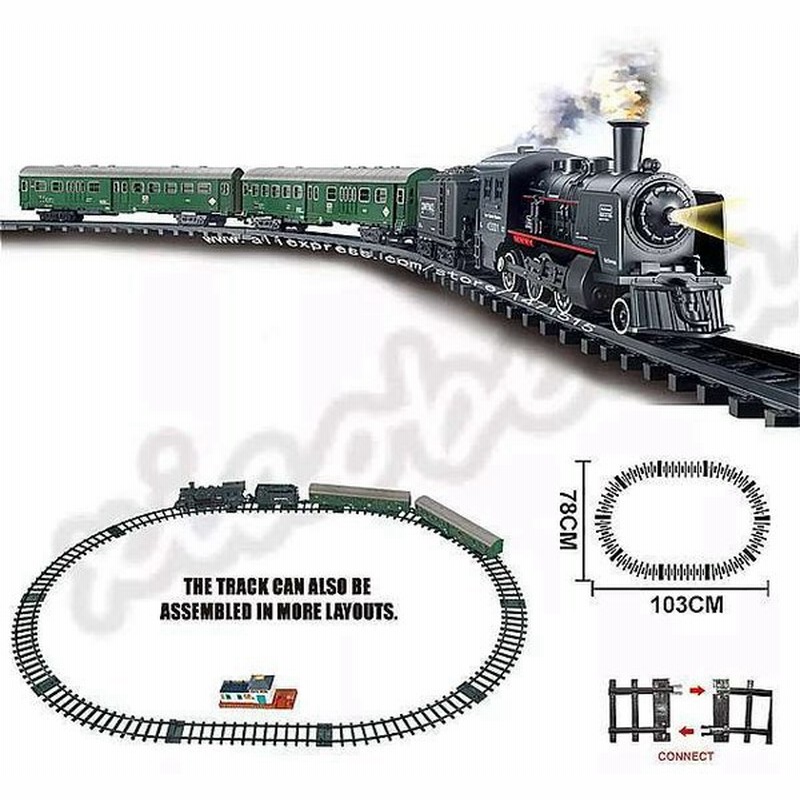電気 鉄道 王 古典的 な 旅客 列 車 シミュレーション 水 蒸気 機関車 プレイ セット バッテリ駆動 電車 の おもちゃ 煙 音 通販 Lineポイント最大0 5 Get Lineショッピング