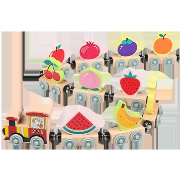 「伶俐系列」 亞馬孫爆款早教1-2-3歲益智力磁性數字小火車玩具益智玩具3歲