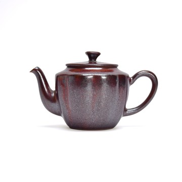 陶作坊│諸事吉祥壺_啡紅_120ml