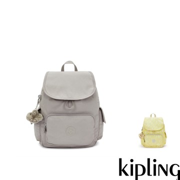 Kipling『猴子包』拉鍊掀蓋後背包-CITY PACK S(多款任選)SS25L3