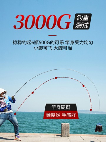魚竿長節手竿臺釣竿3.9.5.4.6.3.7.2米超輕超硬碳素釣魚竿