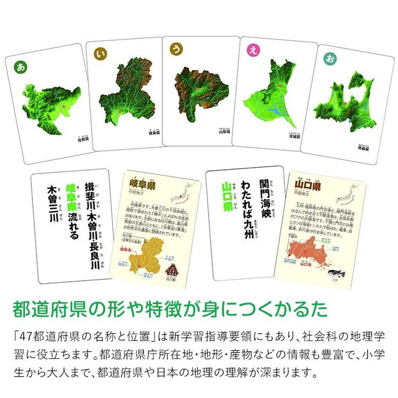 学研 都道府県かるた 知育玩具 カルタ カードゲーム 社会 地理 知育