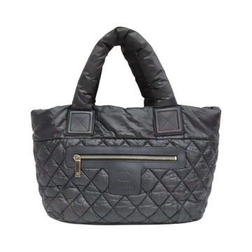 CHANEL 香奈兒 黑色 尼龍 Coco Cocoon 空氣包 (無卡) 【二手名牌BRAND OFF】