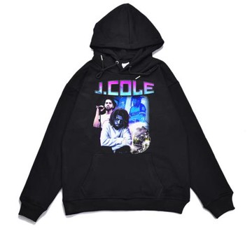 J. Cole杰梅因·拉馬爾·科爾嘻哈說唱印花衛衣街頭外套男女同款