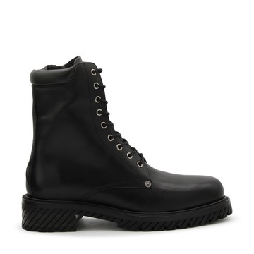 Off-white - Black Leather Boots