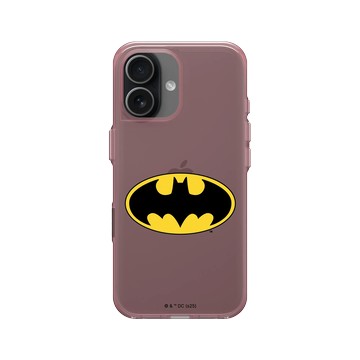 iPhone 17 Clear (相機按鈕) 晶醺玫 - Batman 蝙蝠俠 - 經典蝙蝠俠Logo
