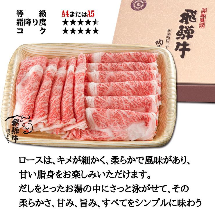 お歳暮 2023  肉 ギフト 飛騨牛 しゃぶしゃぶ ロース 700g A4〜A5等級 約4-5人前 牛肉 和牛 帰省土産 冬ギフト 化粧箱入 黒毛和牛 内祝 お取り寄せグルメ