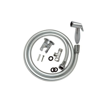 輕巧二段馬桶沖洗組 銀/多用途沖洗器組 適用浴室/陽台安裝