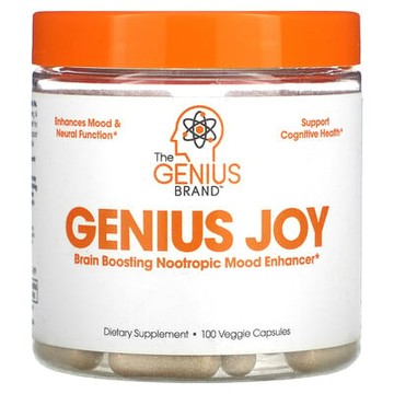 The Genius Brand, Genius Joy，100 粒素食膠囊