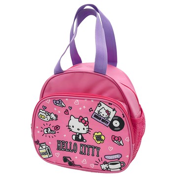 Hello Kitty 凱蒂貓 雙層便當袋  22 x 12 x 21cm  1個  桃紅色