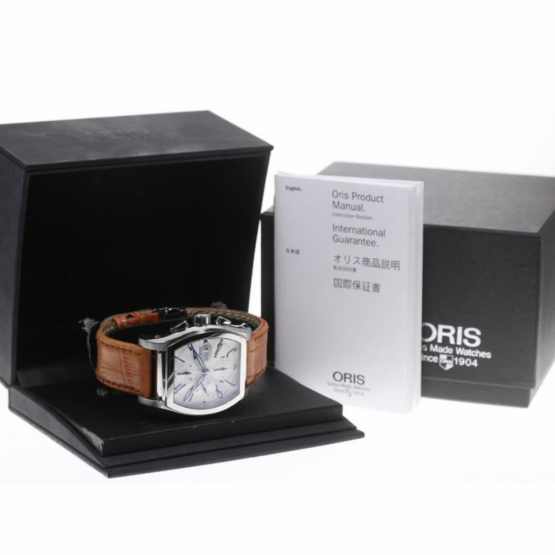ORIS マイルス クロノグラフ オートマチック ORIS】オリス マイルス クロノグラフ デイデイト 7532 自動巻き