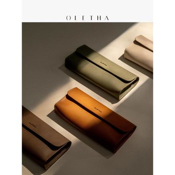 OLETHA復古小眾旅行化妝品口紅眉筆鑰匙耳機收納整理包便攜手拿袋