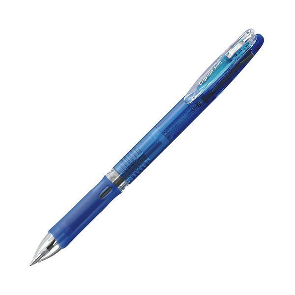 ゼブラ 多色油性ボールペン クリップ-オン スリム3C 0.7mm (軸色 青) B3A5-BL 1本 〔×30セット〕