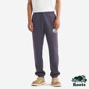 Roots男裝-ROOTS ARCH 棉褲-深灰色