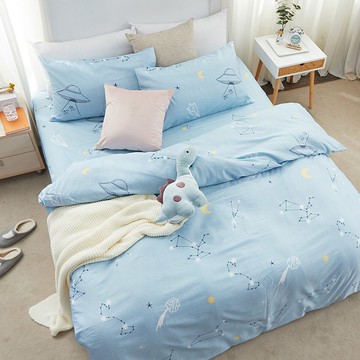 床包被套組-單人/雙人/加大/ 奧地利天絲 / 星中宇宙 台灣製