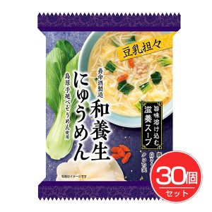 和養生にゅうめん 豆乳担々 30個セット 養命酒製造