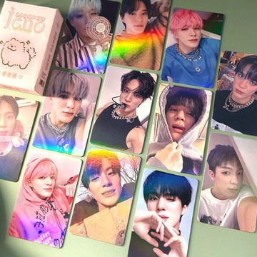春季上新🌸桃園出貨🌸李帝努鐳射小卡JenoNCT周邊自印拍立得LOMO卡明星卡片專輯卡書籤