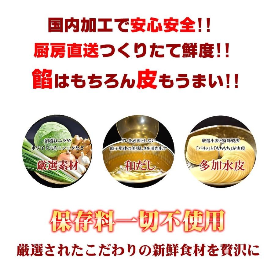 タレ不要 麺処 田ぶし 特製餃子 40個入り　同一配送先2セット購入で20個おまけ　送料無料 訳あり グルメ