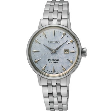 送禮首選★SEIKO 精工 Presage Cocktail Time系列 雞尾酒優雅女士機械錶(2R05-00A0B/SRE007J1)30mm SK005 附提袋【全館滿額折價★APP下單點數4倍送】線上購買享_實體門市同步服務