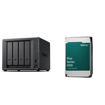 Synology 〈鈔省價〉DS425+ 網路儲存伺服器+HAT3320 PLUS 20TB NAS硬碟(X2)
