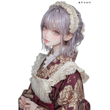 【9 月新品】07-144-0425 人物貼紙 幻想復古浪漫喫茶
