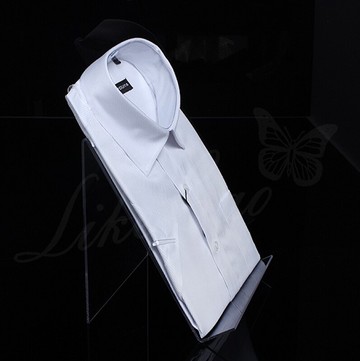 曹喜歡高檔亞克力襯衫陳列道具 服裝店襯衫展示架道具組合