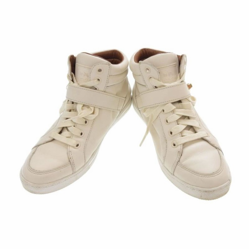 綺麗【COACH コーチ】 レディース ハイカット ターンロック スニーカー