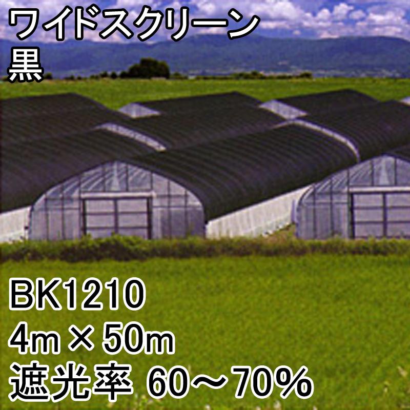 6m x 50m 黒 遮光率60~70% ワイドスクリーン 遮光ネット 寒冷紗 日本ワイドクロス タS BK1210