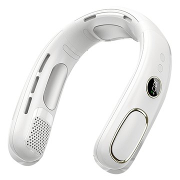 Kyhome 冰瓷製冷掛脖風扇/半導體無葉風扇/戶外隨身電風扇  N90  白色