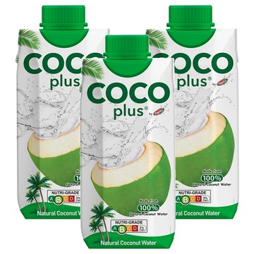 Cocopulus 100% 純椰子水  330ml  3瓶