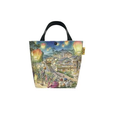 Sunny Bag x 火車頭顏坊 托特包-平溪老街放天燈