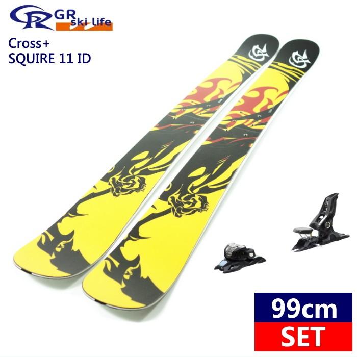 ☆[99cm/90mm幅]GR ski life Cross+SQUIRE 11 ID スキーボード 