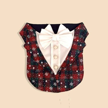 IPET 聖誕雪圖案煲呔圍巾