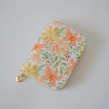 短款錢包 / 錢夾/ 卡包 / 短夾/ 百合花