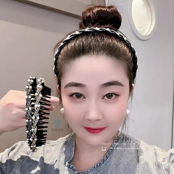 🔥升級款🔥韓國髮箍 髮箍女 成人髮夾 碎髮帶齒防滑洗臉細頭箍 簡約髪捆 髮飾 頭飾 髪卡 髮夾 洗臉髮箍 髮箍