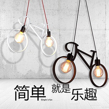 【威森家居】北歐 鐵架單車吊燈 現貨原木工業風現代簡約復古吸頂燈吊燈壁燈大廳客廳臥室陽台燈具LED設計師 L170413