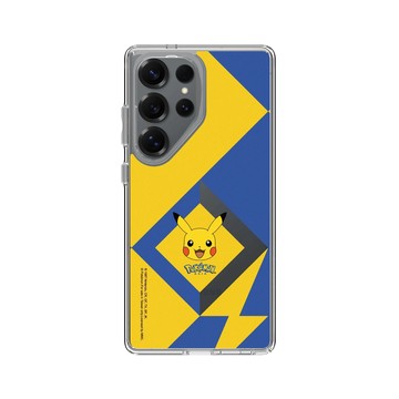 Galaxy S25 Ultra Clear 透明 - 寶可夢 Pokemon - 幾何閃電-皮卡丘