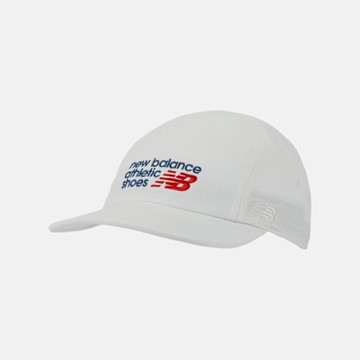 NEW BALANCE NB 帽子 運動帽 棒球帽 遮陽帽 白 LAH51017SST
