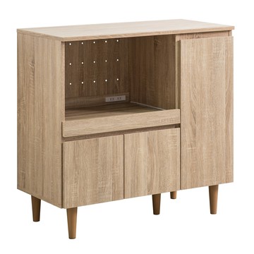 【TZUMii】日式多功能三門廚房櫃