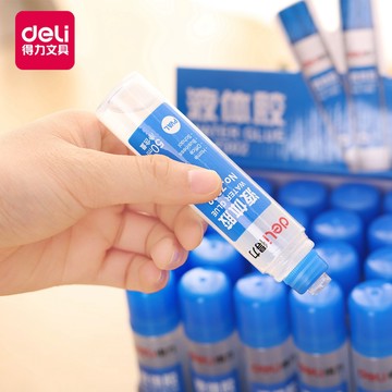 文具  膠水 得力7302液體膠水50ml 透明膠水 學生兒童DIY手工黏著劑 辦公用品美術用品 學生文具