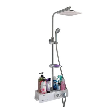 LABIANG SPEED STOP 花灑蓮蓬頭置物架套組  1套  白色